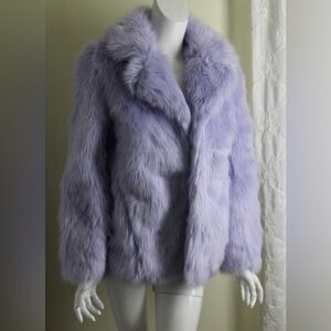 J.Crew Lavender Faux Fur Coat sold out